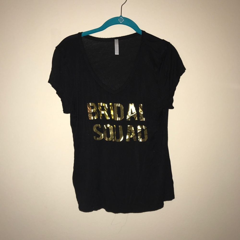 "Bridal Squad" t- shirt from Davids Bridal